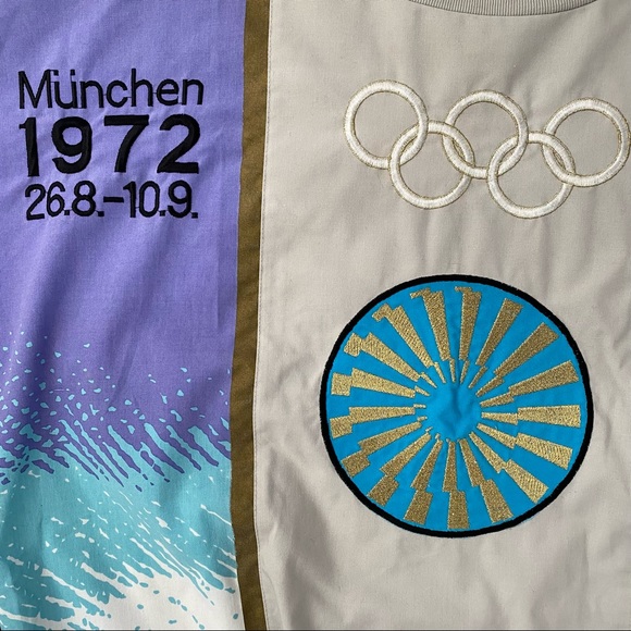 Vintage Adidas 1972 Munich Olympic Games Stockholm 1912 Sweatshirt - Picture 2 of 14